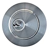 3D Sicher-Sticker®. Panzerriegel-Schloss-Attrappe. Effektiver Einbruchschutz. Für Haus- und Wohnungstüren. Wirksame Abschreckung von Einbrechern. An die Tür kleben, fertig, sicher.