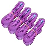 Profi Rundschlingen 1t 1m Umfang Hebebänder Hebeschlingen ENorm1492-2 Lila (4er-Set)