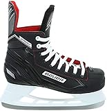 Bauer Sports Kinder Speed Skate JR EH-Skate Schlittschuhe schwarz Weiss rot Silber - 5/38.5