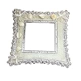 VOSAREA Lichtschaltersticker mit Seestern Muschel Lischtschalter Deko für Licht Schalter Steckdosen Nautische Wand Deko (Weiß)