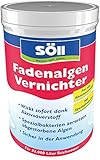 Söll 80599 FadenalgenVernichter mit Aktivsauerstoff 1 kg - Fadenalgenentferner mit Sofortwirkung, Spezialbakterien zersetzen abgestorbene Algen in Teichen