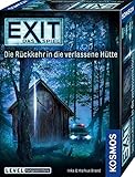 KOSMOS 680503 EXIT® - Das Spiel - Die Rückkehr in die verlassene Hütte, Level: Fortgeschrittene, Escape Room Spiel, EXIT Game für 1-4 Spieler ab 12 Jahre, einmaliges Gesellschaftsspiel