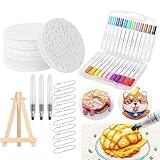 Puffy Paint for Crafts | Bubble Drawing Pen - Art Supplies 3D Painting Canvas Sponge for Home Outdoor Festive Demonstrations Window Travel Adults School Family Kids