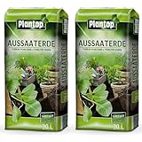 RBS24 Sparpaket Plantop Aussaaterde 2 x 20 Liter = 40 Liter Anzuchterde Pikiererde