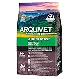 Arquivet Pienso Premium Adult Maxi Huhn und Reis, 3 kg (Paquete de 1), 3000 Einheiten