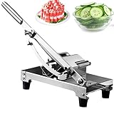 Manueller Fleischschneider aus Edelstahl zum Kochen zu Hause, perfekt für Shabu-Hotpot, Gemüse, Obst, Rindfleisch und Hammelfleisch