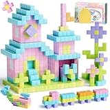 NLMWTI 80 Stück Magnetische Bausteine Blöcke für Kinder, Kinderspielzeug, magnetisches Bauspielzeug, Puzzlebaustein, Magnetisches Spielzeug ab 3 4 5 6 7 8 Geschenk für Jungen und Mädchen