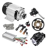 SABUIDDS 26''/27,5''/28' Ebike Umbausatz, 48V 500W/750W E-Bike Conversion Kit, Elektrofahrrad Umbausatz für 48V 20Ah Gepäckträger Akku Electric Bicycle Umbausatz (ohne Batterie und Ladegerät) (500W)