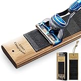 MikaMax, Rasiermesserschärfer, Original Holzdesign, Geschenke für Männer, Geschenke für Ihn.