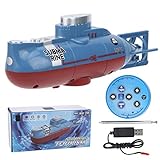 Ghzste Mini RC U-Boot-Spielzeug für Aquariumdekoration, Simuliertes U-Boot-Modell,6 Kanal -Fernbedienungs U Boot für Kinder