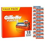 Gillette Fusion 5 Rasierklingen für Rasierer, 18 Ersatzklingen für Nassrasierer Herren mit 5-fach Klinge, Made in Germany