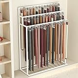 Multifunktionaler bodenstehender Kleiderständer, 3-lagiger Metall-Organizer für Krawatten, Schals, Schals und Geldbörsen, ideal für Einzelhandelsgeschäfte