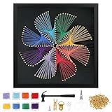 3D String Art Kit für Anfänger, Nagelbrett Home Wall Decoration, Ideales Geschenk für Kunstbegeisterte