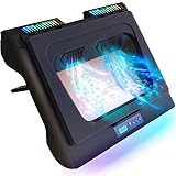 KLIM Everest Laptop Cooling Pad | Leistungsstarker Turbo-Lüfter 4300 RPM Laptop-Kühler | Versiegelter Schaumstoff für maximale Leistung | Vermeide Überhitzung | 14-17.3 Zoll