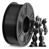 TECBEARS PETG Filament 1.75 mm Schwarz, Stärker Zähigkeit PETG 3D Drucker Filament, 1kg Spule, Maßgenauigkeit +/- 0,02 mm, Kompatibel mit FDM Drucker