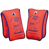 Bema 18004 - Neopren Schwimmflügel Schwimmlernhilfe für Kinder mit Doppelluftkammern und Sicherheitsventil, Schwimmhilfe für Baby, Kleinkinder von 1 bis 6 Jahren 11-30 kg Orange