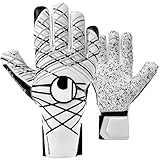 uhlsport Supergrip+ HN Fußball Torwarthandschuhe High-Level Torhüter-Handschuhe - modernes Design und Supergrip, 11, weiß/schwarz