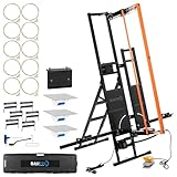 BAUTEC Styroporschneider ALUCUTTER PROFI + Case (1.350/330 mm) » Koffer-Set inkl. 10 Schneidedrähte, Fußschalter, Gerüsthalterung, Schleifraspel, Styrogrips » Heißdrahtschneider