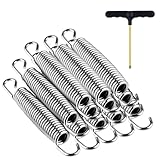 UROVIBOSCR Trampolin Federn für CalmMax, Skywalker, BCAN, 12 Stück Edelstahl-Ersatzfedern (14cm Trampolin Federn)