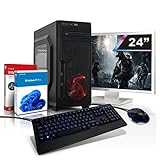 Komplett PC Quad Gaming Computer mit 3 Jahren Garantie! | Athlon™ X4 950 Quad Core, 3.8 GHz | 16 GB | 512 GB SSD | AMD Radeon RX 550 2GB GDDR5 | 24-Zoll Acer | WLAN | DVD | Windows 11| #7210