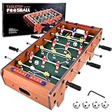 Tigvio Mini Tischkicker, Kickertisch (Aktualisierung), Tischfussball mit 6 Stangen und 4 Kickerbälle, Tischkicker Kinder, 50.5 x 24.5 x 15 cm Mini Tischfussball Kinder, Kicker Einfach zu Montieren