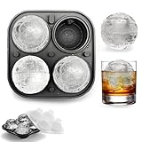 Silikon Eiswürfelform Todesstern Rund Star Wars Wiederverwendbar Eiswürfelformen Rund Eiswürfelform Kugel Silikon Set BPA-Frei, leicht zu lösen für Eis, Whiskey, Cocktail, Saft (5cm)