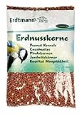 Erdtmanns Erdnusskerne 3 x 5 kg | Geeignet für alle Jahreszeiten | Ohne Schalenrückstande | Saubere Futterstelle