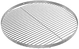 GriHero Edelstahl Grillrost Rund für Schwenkgrill, Feuerschale und Kugelgrill, Ø 50 cm Grillgitter mit 3 Aufhängungsbohrungen BBQ Grill Rost für Weber Kugelgrill Holzkohle Zubehör