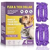 Luxsure Hundehalsband, Verstellbare Größe Katzenhalsband, 4er-Pack