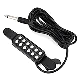 Gitarren Tonabnehmer Akustikgitarre Pickup 12 Schallloch Magnetic Classic Transducer Westerngitarre Tonabnehmer Zubehör für Metallsaitengitarre