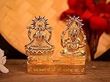 Exklusives Global Lakshmi Laxmi Ganesha Murti Statue Idol Set für Diwali Geschenk Schaustück Heimdekoration