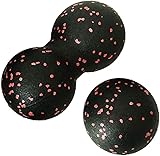 Selbstmassageball, Erdnuss Massageball Faszienball-Set Lacrosse-Ball Muskelrolle für Wirbelsäule, Faszie, Hals, Akupressur Plantarfasziitis Reflexzonenmassage (A)