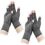 2 Paar Arthrose Handschuhe,Kompressionshandschuhe Damen,Bereitstellung von Wärme und Kompression zur Förderung der Heilung, Linderung von Schmerzen bei rheumatoider Arthritis und Karpaltunnel (M)