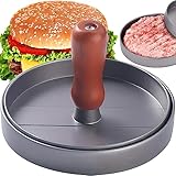 Retoo Burgerpresse, Hamburgerpresse, Hamburger-Presse, Burger Press for Patties, BBQ, Burger Maker aus Aluguss mit Antihaftbeschichtung, Hochwertige Fleischpresse, Burger Pattie Presse