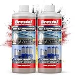 BRESTOL® Silo- & Tankreiniger sauer 2 Liter Konzentrat - Beize Edelstahlbeize Aluminiumbeize Fassadenreiniger Steinreiniger Aluminium Aktivator