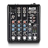 Alto TrueMix 500 Mischpult mit XLR Mic In und USB Audio Interface für Podcasting, Live Performance, Streaming, Recording, DJ - Mac & PC