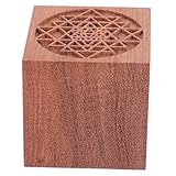 OFFIGAM Holz Diffuser Aromatherapie Würfel Natürlicher Ätherischer Öl diffusor für Zuhause Büro und Auto Stabiler Duftverteiler aus Holz mit Dekorativem Design Langlebig und Praktisch für