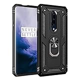 BestST Oneplus 7 Pro Hülle 360 Grad Handyhülle Bumper Case Robust Cover [Ultra Hybrid Schutzhülle ]+ Displayschutz für Oneplus 7 Pro Schwarz