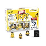 Funko Bitty Pop! Minions - Eye Matie 4PK - Eye, Matie, Cro-Minion, Au Naturel und eine Überraschungs-Mini-Figur - 0.9 Inch (2.2 cm) - Minions 2 Sammlerstück - Geschenkidee Party-Tüten-Strumpf