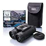 ZIRBITZ® HD Fernglas - Kleines und kompaktes Fernglas im Taschenformat für Wandern, Vogelbeobachtung und Reise - Ideal für Erwachsene und Kinder (8x25)