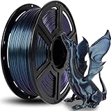 FLASHFORGE 3D Drucker Filament Chameleon PLA Farbwechsel-Filament 1.75mm, wechselt die Farbe mit Licht und Winkeln, 1KG Spule (2.2lbs), Maßgenauigkeit +/- 0.02mm (Burnt Titanium)