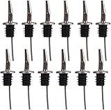 Oak & Steel - 12 Premium Flaschenausgießer aus Edelstahl für Spirituosen, Öl, Wein & Mehr - Passend für Fast alle Flaschen - Robust & Praktisch - ausgießer spirituosen - ausgießer für flaschen