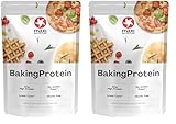 MaxiNutrition Backprotein 500g, Proteinpulver zum Backen mit 80% Eiweiß, low carb, geschmacksneutral, glutenfrei & ohne künstliche Aromen (Packung mit 2)
