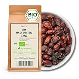 Kamelur 1kg BIO Hagebutten getrocknet & ohne Zusätze, für Hagebuttentee BIO ganze & getrocknete Hagebutten in biologisch abbaubarer Verpackung