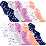 10 Paar Kinder Sneaker Socken Jungen & Mädchen Baumwolle Kindersocken 56269 (31-34)
