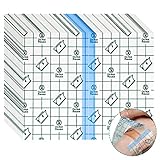 Duschpflaster, 20 Stück Folienverband, 10 x 12 cm Wasserdichtes Pflaster, Tattoo Aftercare Wasserdichte Klebebandage, Tattoo Folie Heilung, Transparent Bandage zum Antiallergisch, Sport, Duschen