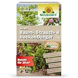 Neudorff Azet Baum-, Strauch- und HeckenDünger – Bio Langzeitdünger für alle Laub- und Nadelbäume sorgt für kräftig grüne Blätter und Nadeln, 1 kg