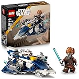 LEGO Star Wars 75400 Plo Koons Jedi Starfighter Microfighter Bauspielzeug mit 2 Shootern - inklusive Mini-Figur mit Lichtschwert - Geschenk für Jungen ab 6 Jahren und Fans von The Clone Wars