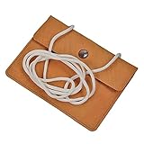 BOCCX Kleiner einfacher Brustbeutel Leder Brusttasche Security Wallet GoBago