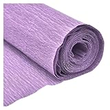 JTKSSCS Krepppapier 17 Farben, 250 x 50 cm, farbige Krepppapierrolle, Origami, zerknittertes Krepppapier, Basteln, DIY-Blumen, Dekoration, Geschenkpapier(Blue Lotus)